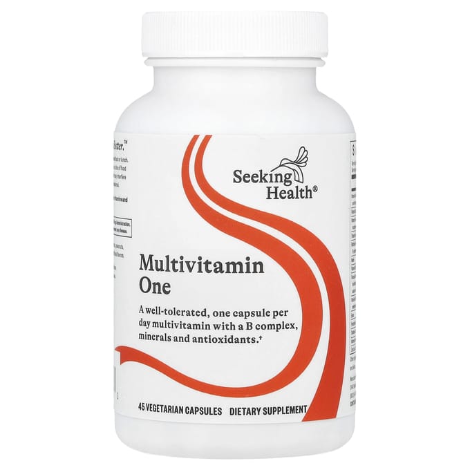 Seeking Health, Multivitamine One, 45 Veggie Capsules