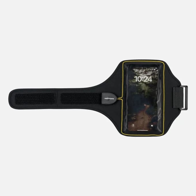 Nathan Laser Light 5K Phone Carrier RX Black/High Vis Yellow
