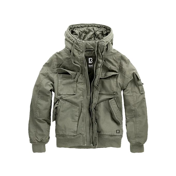 Brandit Winterjas - Bronx - S tot XL - voor Mannen - olijf