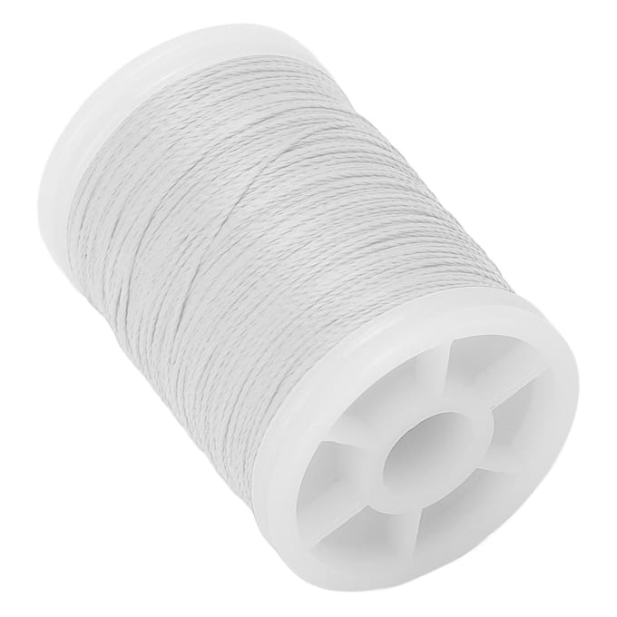 Fil de service pour tir à l'arc Matériau de corde d'arc pour attacher le viseur Peep Accessoire d'entretien de la nock 110m Blanc blanc
