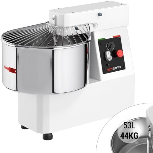 GGM Gastro Teigknetmaschine - 53 Liter / 44 kg - mit festem Kessel - Timerfunktion