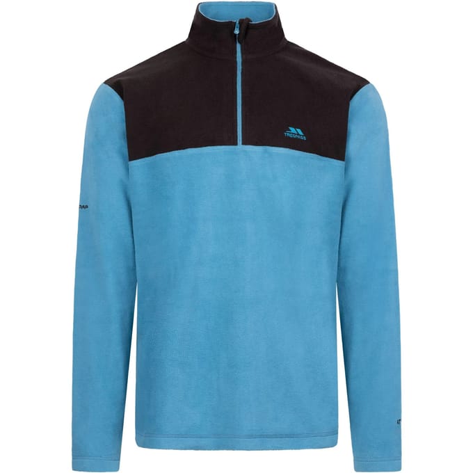Trespass Heren Curtiston AT100 Fleece Top (Bondi Blauw)