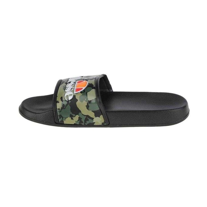 Ellesse Dames/Dames Duke Sliders (Zwart/Multikleurig)