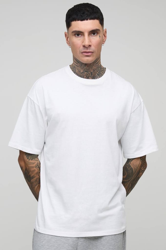 Tall Oversized Disney Toy Story Licentie T-Shirt | White | Size Medium