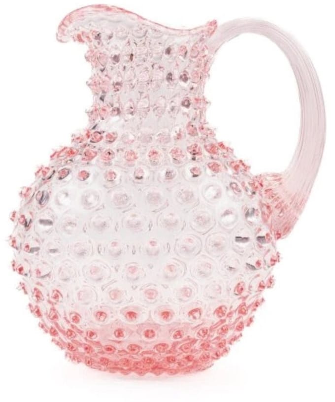 Anna von Lipa - Paris Hobnail Karaf 2L rosa - Karaffen glas