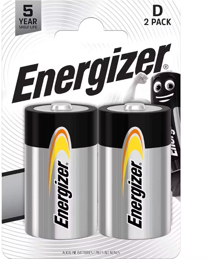 Energizer Everyday - Batterijen - D (LR20) - Alkaline - 2 stuks