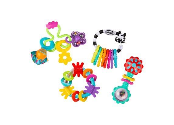 Playgro Rattle and Chew Gift Pack Grijp- en bijtspeelgoed