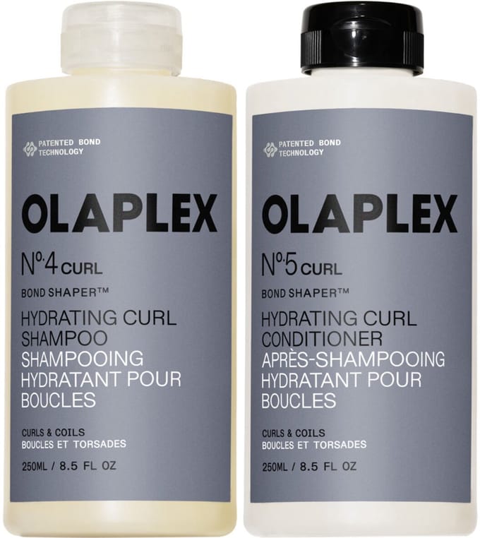 Olaplex Curl Bond Shaper Hydrating Curl No.4 Shampoo + No.5 Conditioner 250ml
