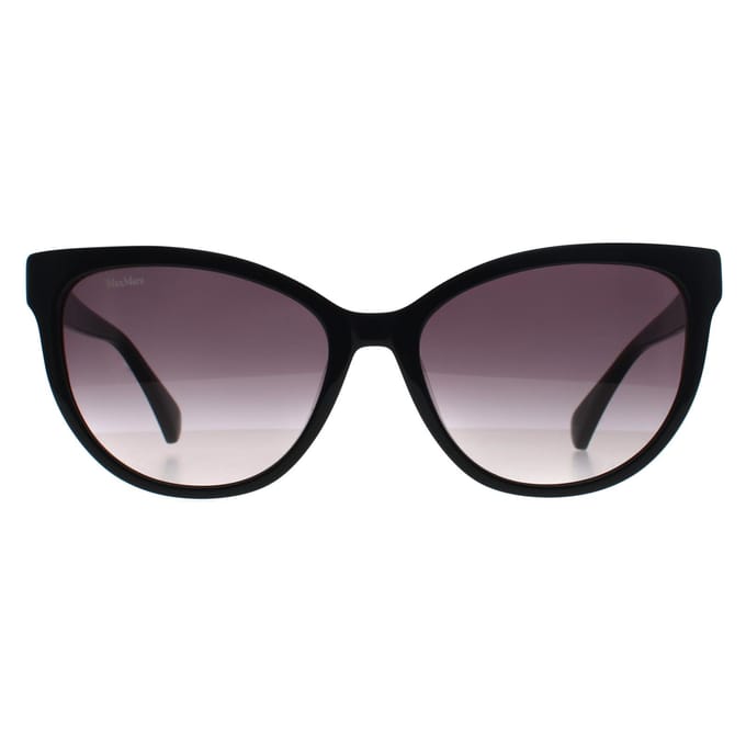 Max Mara Ronde Dames Glimmend Zwart Rook Grijs Kleurverloop MM0058 Logo 13