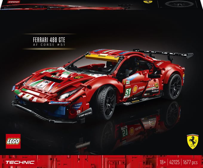 LEGO Technic Ferrari 488 GTE “AF Corse #51” 42125