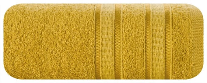 Mila Bamboe Handdoek 50x90cm 500 GSM - Mosterer Geel