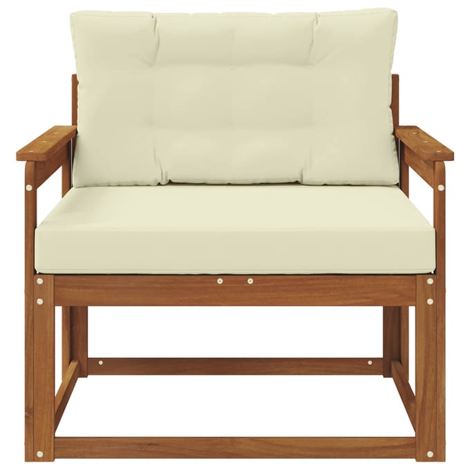 vidaXL - Buiten - Midden - Sofa - Naturel