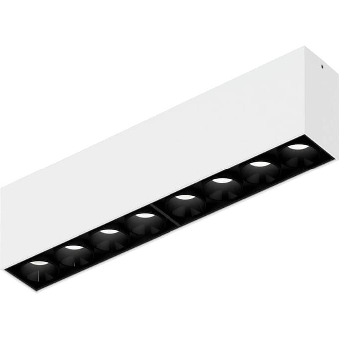 Wever & Ducré Lighting WEVER & DUCRÉ LED plafondlamp Linoo 8.0, zwart/wit metaal
