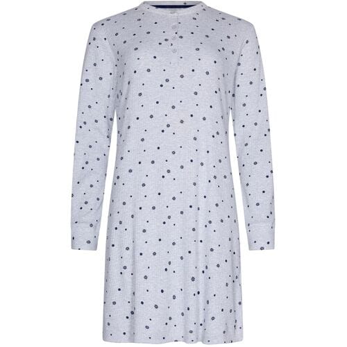 Rebelle - Nachthemd - Silver Frost - Katoen/Polyester - Rib - Grijs - Maat 46