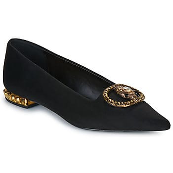 Ballerina's Exé Shoes EMERY-202-FABRIC-BLACK