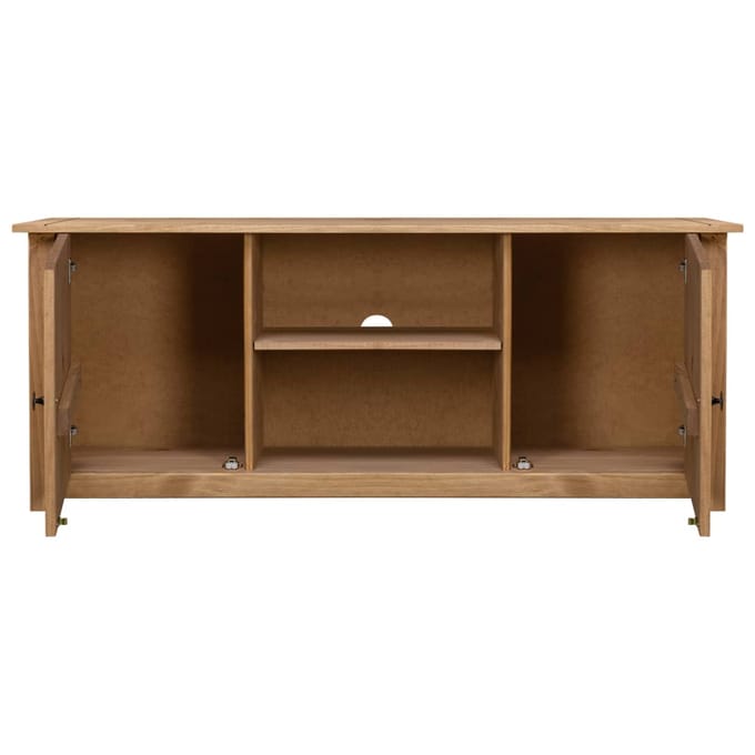 vidaXL - Tv-kast - Panama - Range - 120x40x50 - cm - massief - grenenhout