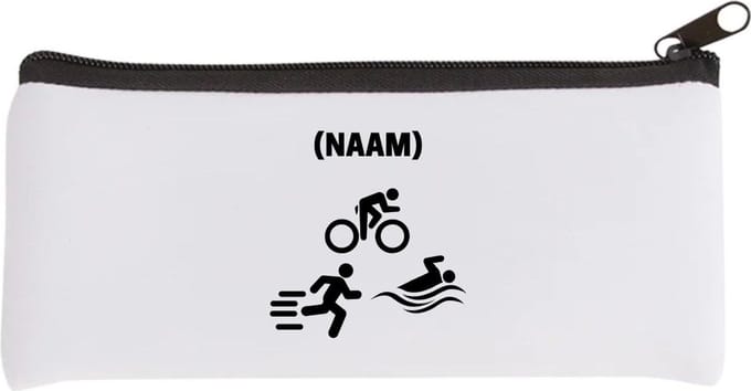 Akyol - triathlon Etui - Sport - sporter - triathlon - 20 bij 9 cm