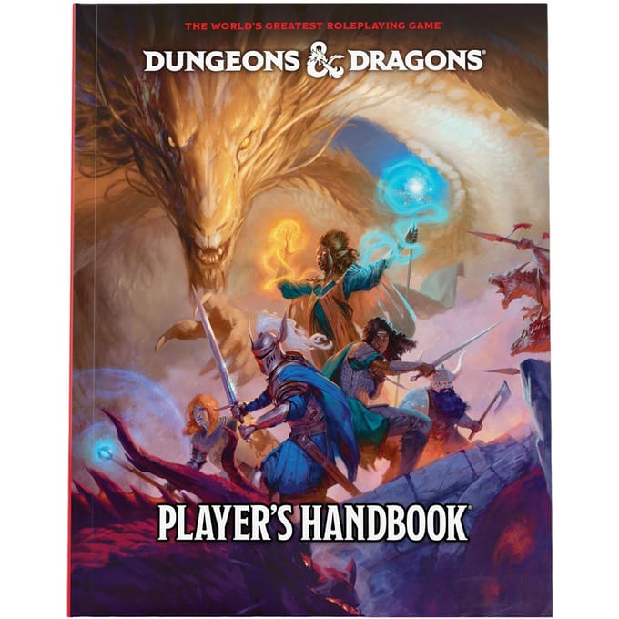 Dungeons & Dragons 2024 Player's Handbook Core Rulebook Hard Cover
