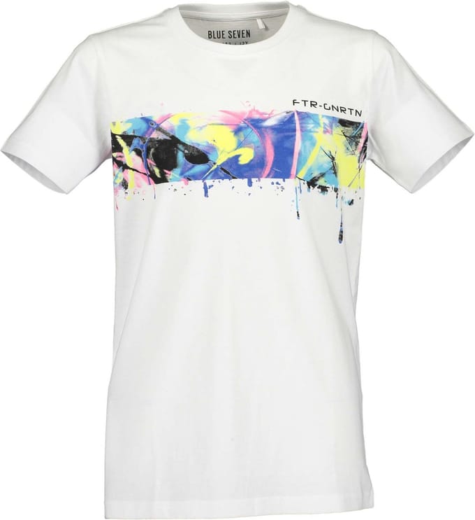 Blue Seven - Jongens shirt - Wit - Maat 152