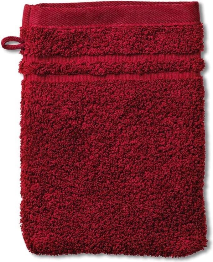 Washandje, Fluweel Rood - Kela | Leonora