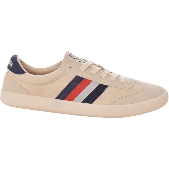 Lambretta Heren-bootschoenen van canvas (Off White/Beige)