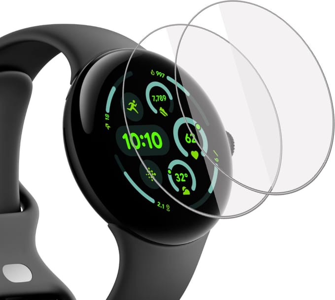 2x Geschikt voor Google Pixel Watch 3 41 mm - Screenprotector - Beschermglas Folie