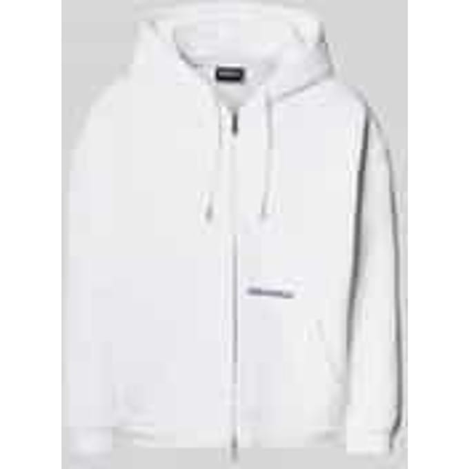 oversized sweatjack van katoenmix