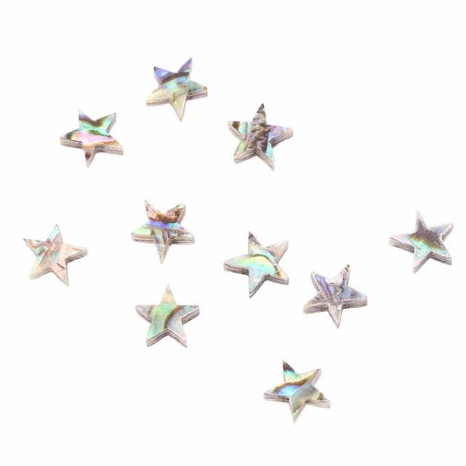 Allecto - Abalone Shell Gitaar Hals Decal - Inlay Marker - 10Pcs