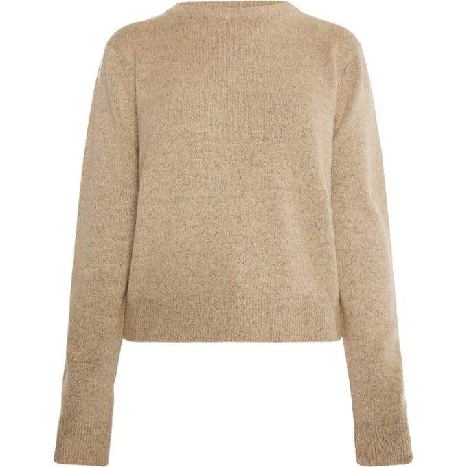 usha Gebreide trui Dames beige