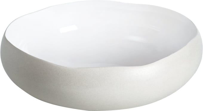Medard de Noblat - Oslo White - Schaal 27 x 27 x 9 cm - Stoneware
