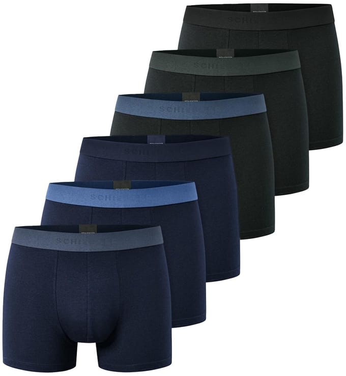 Schiesser Heren retro short / pant 6 pack 95/5 Cotton