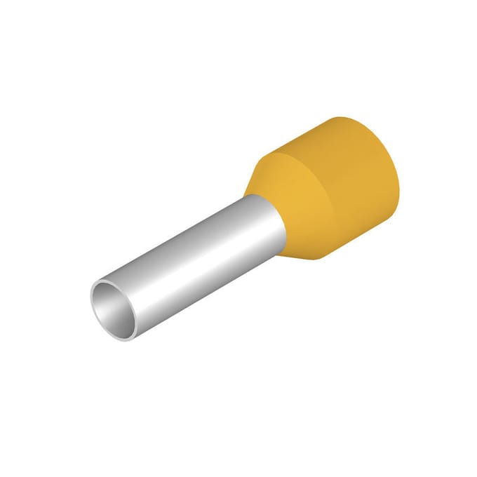Weidmüller 9019220000 Adereindhulzen 6 mm² Deels geïsoleerd Geel 100 stuk(s)