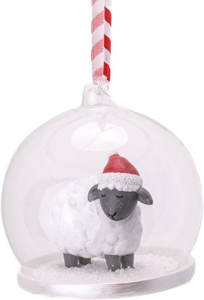 Schaap dome kerstbal - Sass & Belle