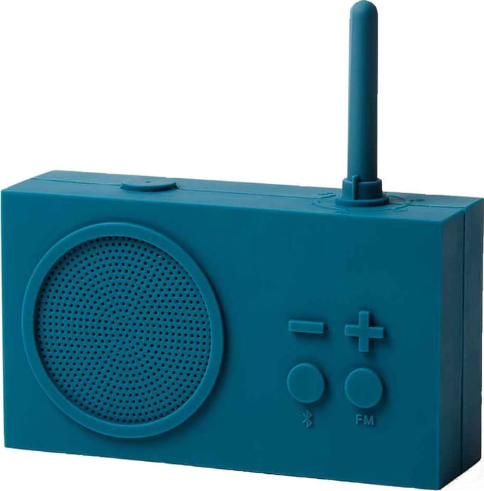 Lexon Tykho 3 badkamerradio Blauw - Bluetoothspeaker