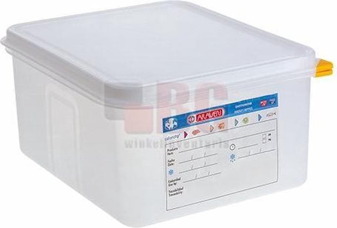 Vershouddoos Herm. Gn1-2 12,5l H20cmpolypropyleen