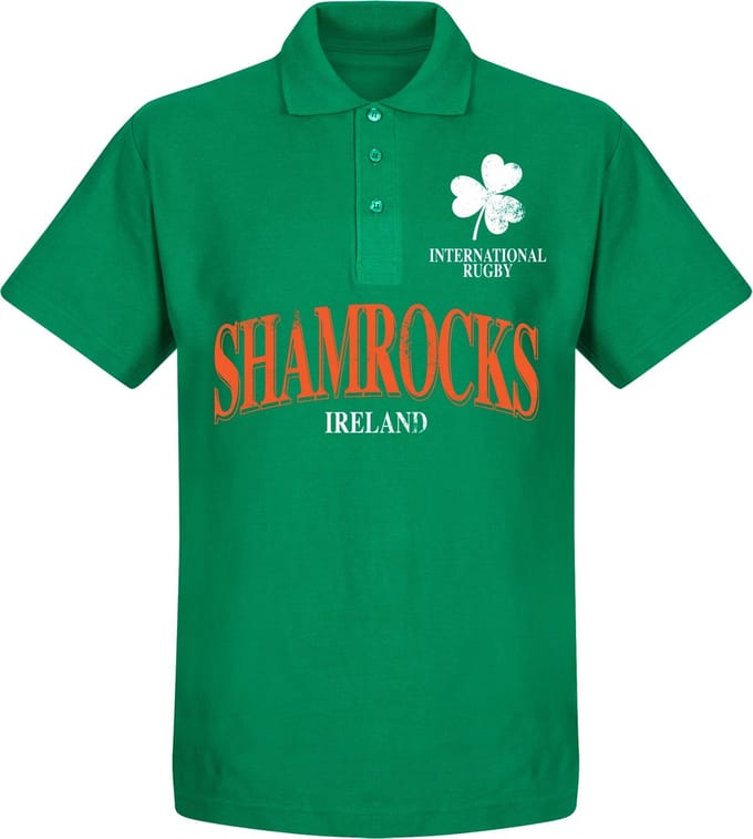 Ierland Rugby Polo - Groen - XXL