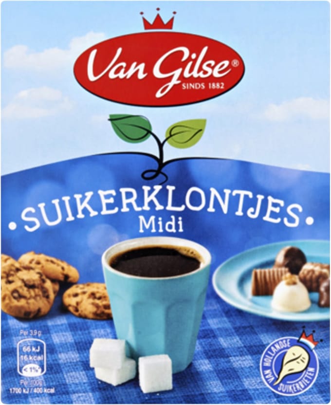 Van Gilse | Midi suikerklontjes | Doos 8 x 750 gram