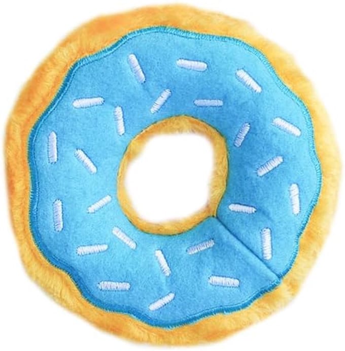 Duurzaam Hondenspeelgoed Mini Donut met Pieper