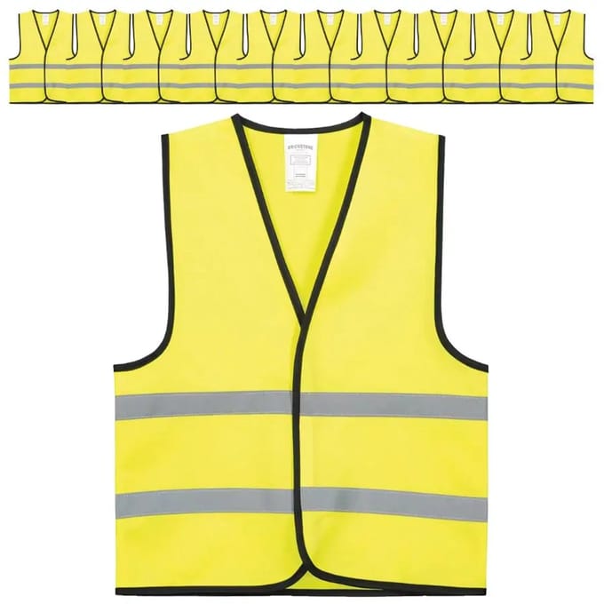Geel kinderhesje - leeftijd 3-6 jaar | 100 stuks