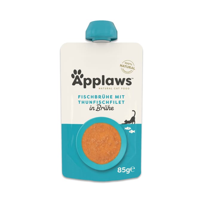 12x85g Applaws bone broth tonijn natvoer voor katten