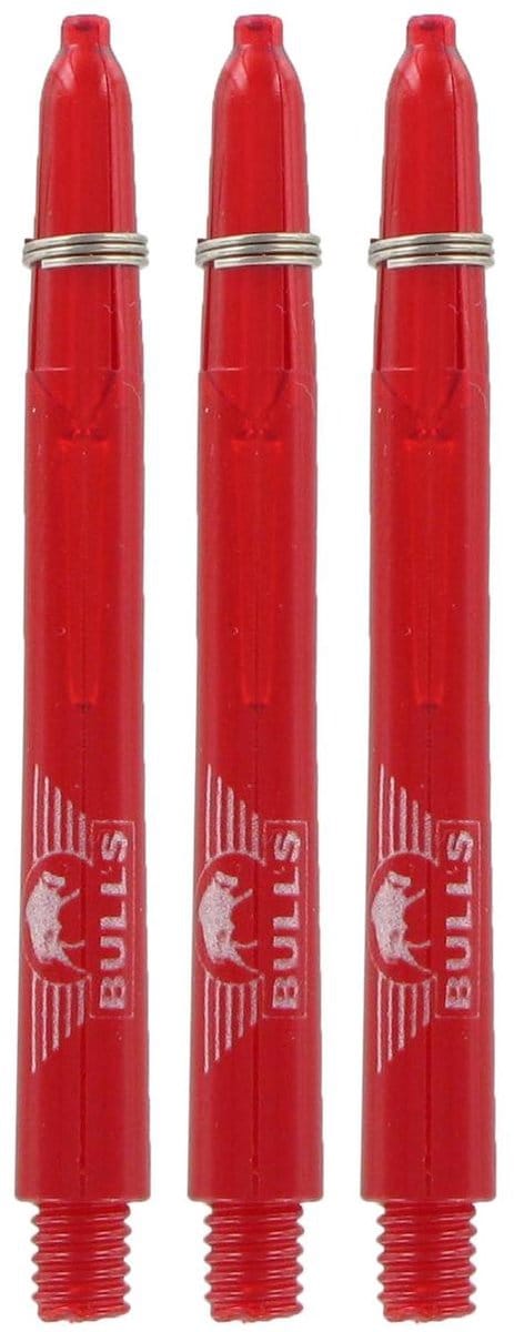 Bull's Nylon Glowlite Red - Dart Shafts Medium