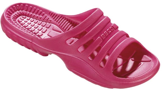 BECO dames badslippers - roze - maat 42
