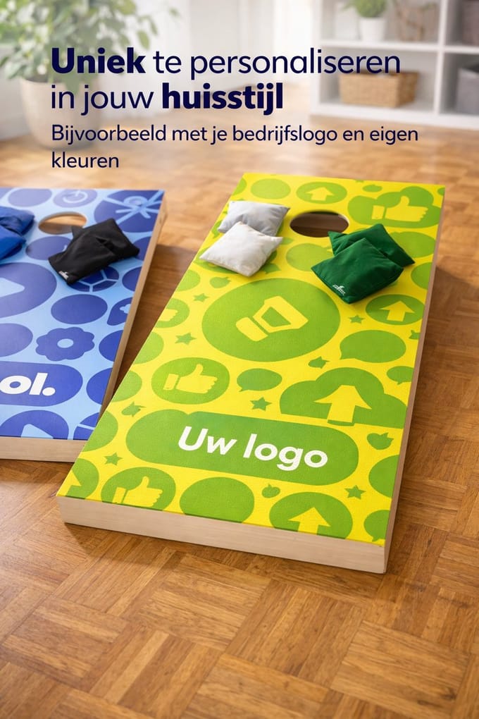 Cornhole Volledig Gepersonaliseerd - 120x60 - Set borden inclusief zakjes