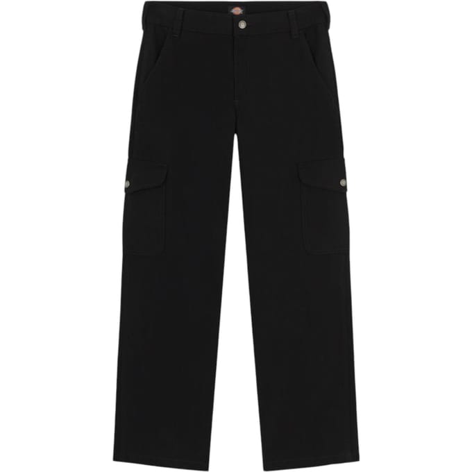 Vrouwenbroek Dickies eenden canvas cargo w - zwart