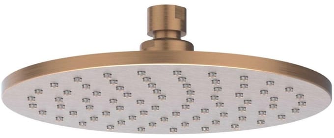 IVY Hoofddouche Medium 20 cm - Geborsteld Mat Koper