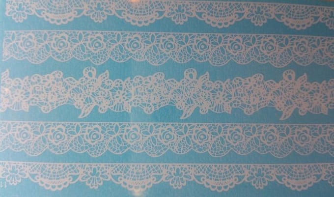 Korneliya Folie Decal 110 Witte Kant