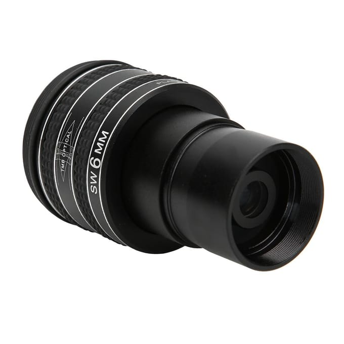 1,25 inch 58 Graden 6 mm Planetaire Oculair voor Astronomie Telescoop Monoculair black