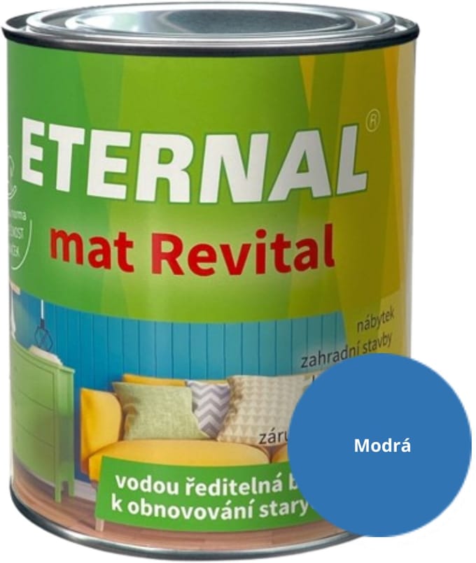 Eternal MAT Revital 0,7 kg, Blauw (RAL5015)