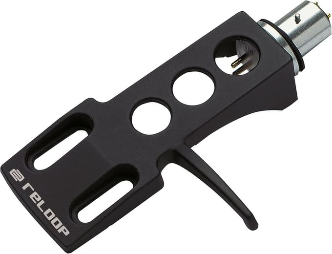 Verstelbare Headshell voor 1/2 inch Cartridges met Gouden Connectoren