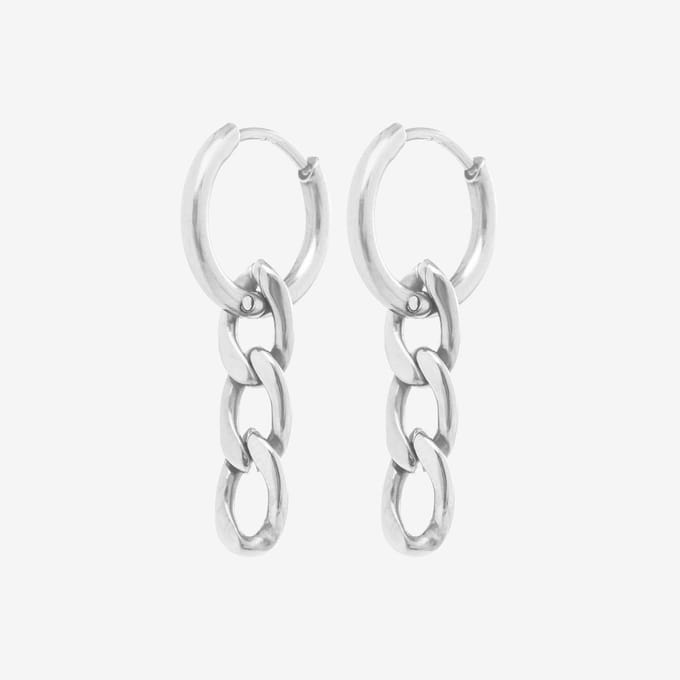 Essenziale Chain Earrings Silver
